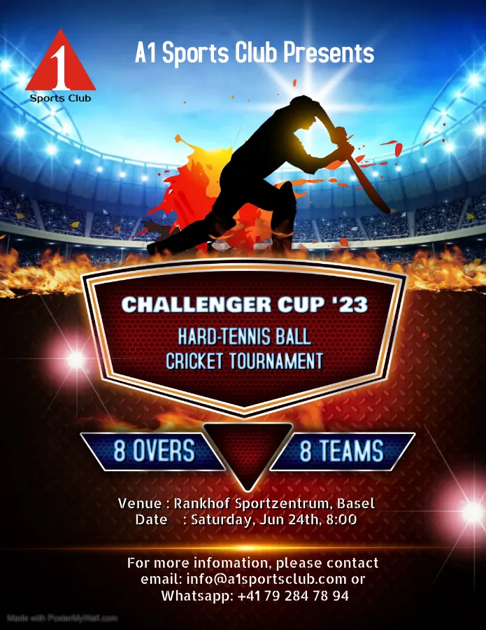 Plakat des A1 Challenger Cup 2023